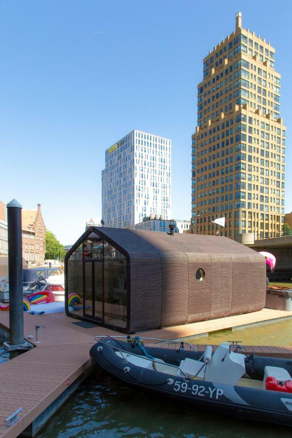 Wikkelboats At Wijnhaven Hotel Rotterdam Exterior photo