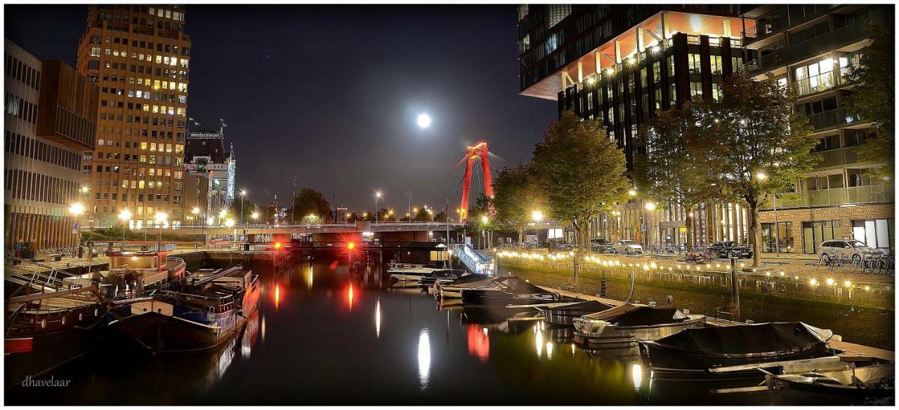 Wikkelboats At Wijnhaven Hotel Rotterdam Exterior photo